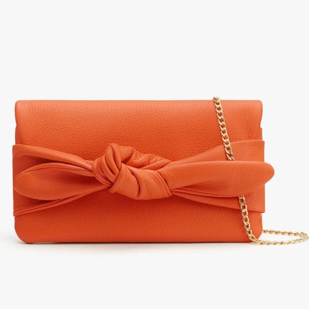 Cuyana bow clutch